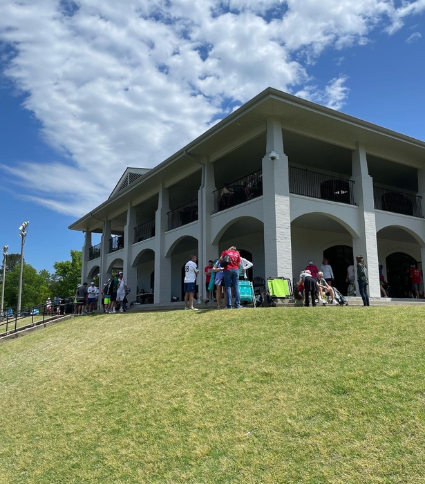 Clubhouse during a tournament