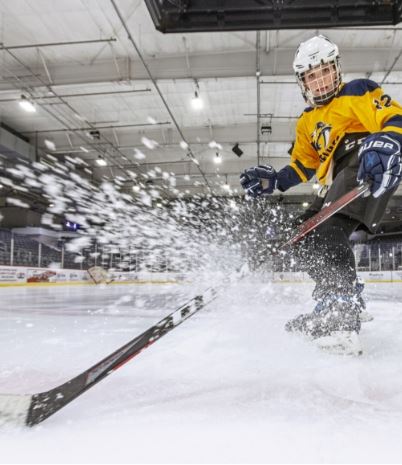 Youth hockey ice
