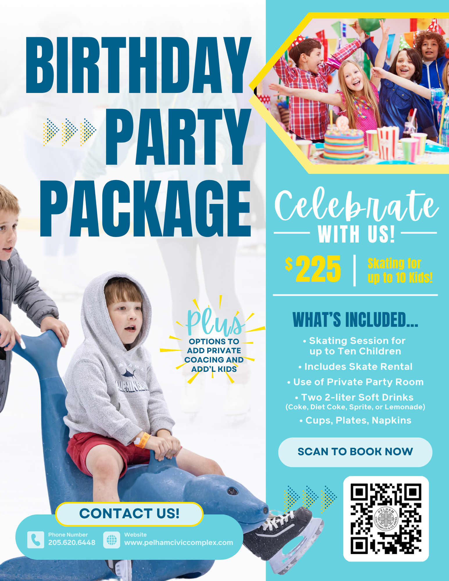 Birthday Package Information Page